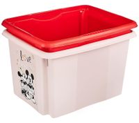 keeeper Aufbewahrungsbox Karolina "Minnie Maus" mit Deckel Stapel-Box 30L Vorratsbox 9575086 Nordic Pink