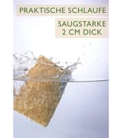 20er Pack Saugstarker Swuper Spülschwamm nachhaltiger Schwamm Putzmittel aus Luffa oder Baumwolle Beige/Weiß