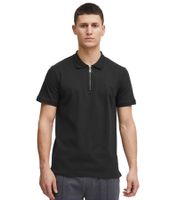 klassisches SOLID SDZakir Herren Poloshirt mit Reißverschluss Shirt 21301022-ME Grau, Blau oder Schwarz