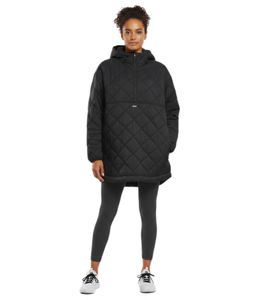 Moderne AIMN Oversized Quilted Anorak Damen Winterjacke im stilvollen Steppdesign für Alltag & Outdoor Schwarz