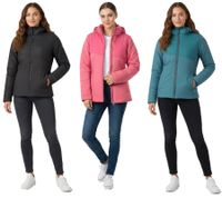 TERNUA Lucindale Damen Isolations-Jacke nachhaltige Multifunktions-Jacke mit Microshell und Thermashell 1643646 Schwarz, Rosa oder Blau
