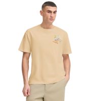 klassisches SOLID SDPavan Herren T-Shirt mit Print Shirt 21108601 Beige oder Weiß