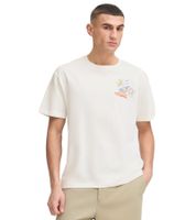 klassisches SOLID SDPavan Herren T-Shirt mit Print Shirt 21108601 Beige oder Weiß