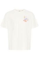 klassisches SOLID SDPavan Herren T-Shirt mit Print Shirt 21108601 Beige oder Weiß