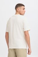 klassisches SOLID SDPavan Herren T-Shirt mit Print Shirt 21108601 Beige oder Weiß