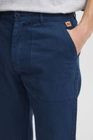 Pantalones de algodón con cremallera Classic BLEND para hombre, modelo 20715567, disponibles en marrón, azul o verde.