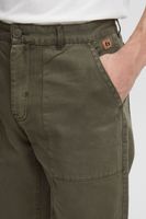 Pantalones de algodón con cremallera Classic BLEND para hombre, modelo 20715567, disponibles en marrón, azul o verde.