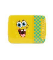 SpongeBob Schwammkopf Brotdose Brot-Aufbewahrungsbox ca. 1,4 Liter Lunchbox mit Patrick Star-Motiv in Rosa/Blau oder mit SpongeBob-Motiv Gelb