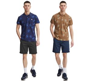 Short chino BLEND classique pour homme avec fermeture éclair, réf. 20715128, noir ou bleu