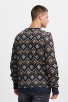 Pull BLEND classique pour homme, col rond en maille fine, référence 20715873, beige foncé, bleu ou beige clair