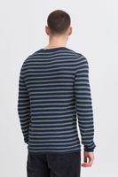 Pull BLEND BHAjlan pour homme, en maille fine, avec étiquette, référence 20717703, vert ou bleu