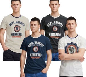 klassisches BLEND BHOrion Herren T-Shirt mit Rundhals Shirt 20716730ME Grau, Blau, Grün oder Weiß