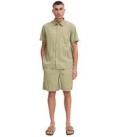 Short homme SOLID SDLiam en seersucker classique avec étiquette, modèle décontracté 21108637, vert, blanc ou bleu