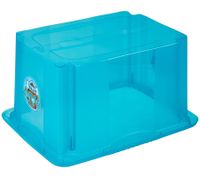 Caja de almacenamiento keeeper Karolina Peppa Pig, Paw Patrol, Stitch o Minnie Mouse con tapa, apilable, 15 L, transparente, azul o rosa
