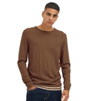Pull BLEND classique pour homme, col rond, maille fine, réf. 20717260, noir, marron, bleu ou beige