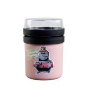 Boîte à lunch isotherme Harry Potter « Hogwarts Express » ou « Retour à Poudlard » 500 ml avec couvercle, rose ou grise, pour repas chauds et froids