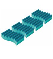Esponjas de limpieza Spontex Flexy Fresh (paquete de 12) - Suaves con vasos y superficies delicadas 9596792 Verde