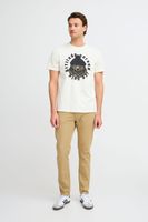 klassisches BLEND Herren T-Shirt mit Rundhals Shirt auch in großen Größen mit verschiedenen Prints 20717344 in Weiß