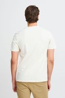 klassisches BLEND Herren T-Shirt mit Rundhals Shirt auch in großen Größen mit verschiedenen Prints 20717344 in Weiß
