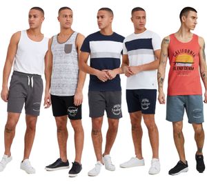 klassische BLEND BHTorben Herren Sweatshorts mit Kordelzug Shorts 20713141ME Grau, Blau oder Schwarz