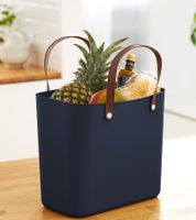 Nachhaltige Rotho Multibag ALBULA 25L Ocean-Bound Plastic Tragetasche Einkaufskorb 9082899 Dunkelblau
