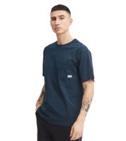 klassisches 11 PROJECT PREmil SS Herren T-Shirt mit Rundhals Shirt 21300995-ME Blau, Weiß oder Schwarz