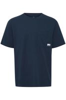 klassisches 11 PROJECT PREmil SS Herren T-Shirt mit Rundhals Shirt 21300995-ME Blau, Weiß oder Schwarz