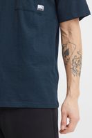 klassisches 11 PROJECT PREmil SS Herren T-Shirt mit Rundhals Shirt 21300995-ME Blau, Weiß oder Schwarz
