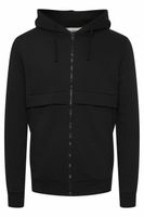 klassische 11 PROJECT PRAnnir Herren Sweatjacke mit Reißverschluss Jacke 20715241ME Grau, Schwarz oder Dunkelblau