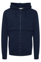 klassische 11 PROJECT PRAnnir Herren Sweatjacke mit Reißverschluss Jacke 20715241ME Grau, Schwarz oder Dunkelblau