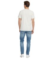 klassisches BLEND BHBammer Herren T-Shirt mit Rundhals Shirt 20715927-110602 Weiß