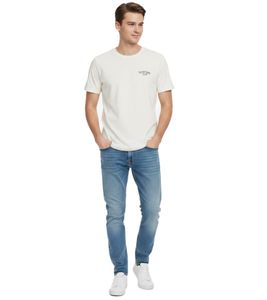 klassisches BLEND BHViggo Herren T-Shirt mit Rundhals Shirt 20718780-110602 Weiß