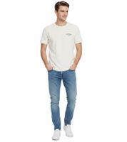 klassisches BLEND BHViggo Herren T-Shirt mit Rundhals Shirt 20718780-110602 Weiß