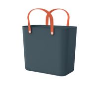 Nachhaltige Rotho Multibag ALBULA 25L Ocean-Bound Plastic Tragetasche Einkaufskorb Rot, Grün oder Blau, Navy oder Himmelblau