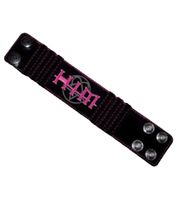 HIM Bracelet – Rock Band Fan Merchandise / Arm Jewelry in Black/Gold, White/Black, or Black/Pink