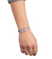 HIM Bracelet – Rock Band Fan Merchandise / Arm Jewelry in Black/Gold, White/Black, or Black/Pink