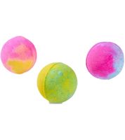 Coffret de 3 brosses de bain GLIBBI, Bombes de bain magiques pour enfants avec brosses à paillettes, Rechargeable, 3 x 30 g, 105953570, Violet/Multicolore