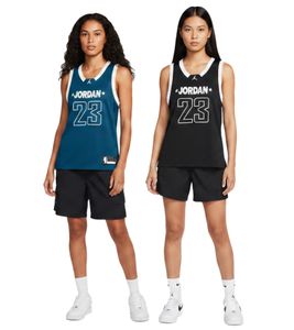 NIKE Jordan Jersey 23 Women's Basketball Shirt – Mesh Tank Top / Sports Shirt FN6687 in Blue or Black