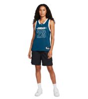 Maglia da basket da donna NIKE Jordan Jersey 23 con canotta in tessuto a rete, modello FN6687, disponibile in blu o nero