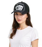 Motörhead Trucker Cap & Baseball Cap Fan Merch – Black/White – Mesh Cap with Card Embroidery or Cotton Cap with Band Logo