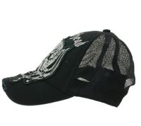 Motörhead Trucker Cap & Baseball Cap Fan Merch – Black/White – Mesh Cap with Card Embroidery or Cotton Cap with Band Logo