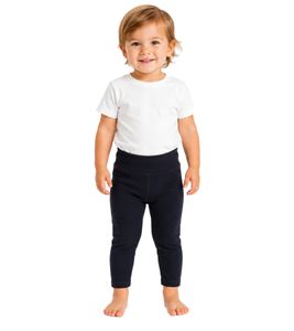 Jeans elasticizzati per bambini con comoda fascia in vita, pantaloni in cotone per neonati, jeans casual 978728 Blu scuro