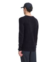 Classic CASUAL FRIDAY CFHeine Men's Chunky-Knit Sweater with Label Detail (Style 20505605) in Blue, Black, Beige, or Grey