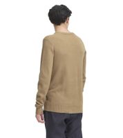 Classic CASUAL FRIDAY CFHeine Men's Chunky-Knit Sweater with Label Detail (Style 20505605) in Blue, Black, Beige, or Grey