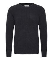 Classic CASUAL FRIDAY CFHeine Men's Chunky-Knit Sweater with Label Detail (Style 20505605) in Blue, Black, Beige, or Grey