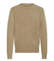 Classic CASUAL FRIDAY CFHeine Men's Chunky-Knit Sweater with Label Detail (Style 20505605) in Blue, Black, Beige, or Grey