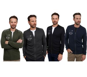 Classic FQ1924 FQErland Men's Zip Jacket with Stand Collar (Style 21900122) in Green, Grey, Black, or Blue
