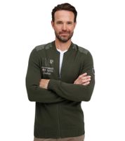 Classic FQ1924 FQErland Men's Zip Jacket with Stand Collar (Style 21900122) in Green, Grey, Black, or Blue