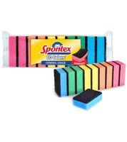 Spontex Household Sponge Starter Box: Pot Scrubbers & Cellulose Sponge Cloths – 48 Sponges for Kitchen, Sink & Home