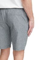 klassische FQ1924 FQHenry Herren Leinenshorts mit Reißverschluss Shorts 21900626 in Beige oder Grau